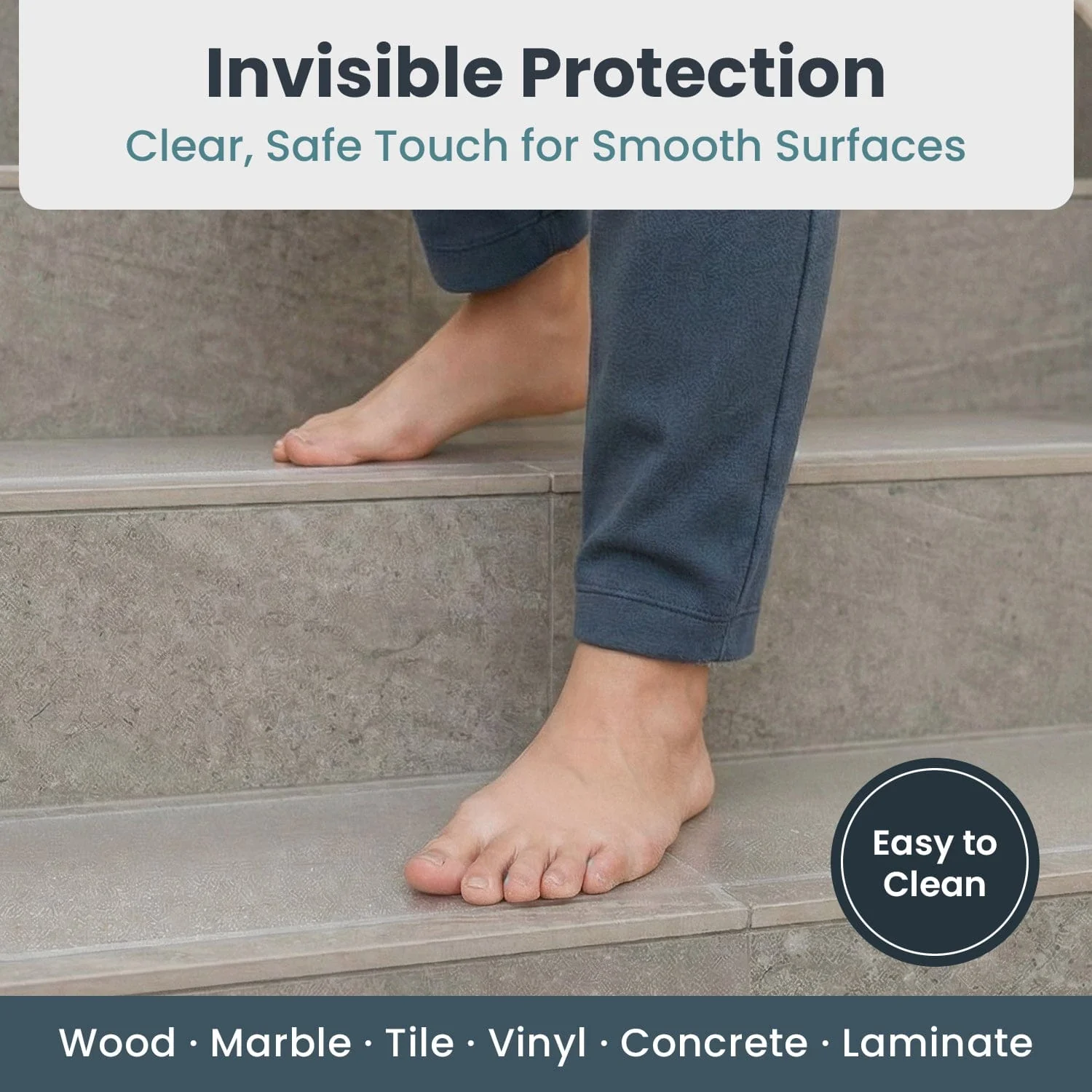 Clear Indoor Anti Slip Stair Tape - Image 9